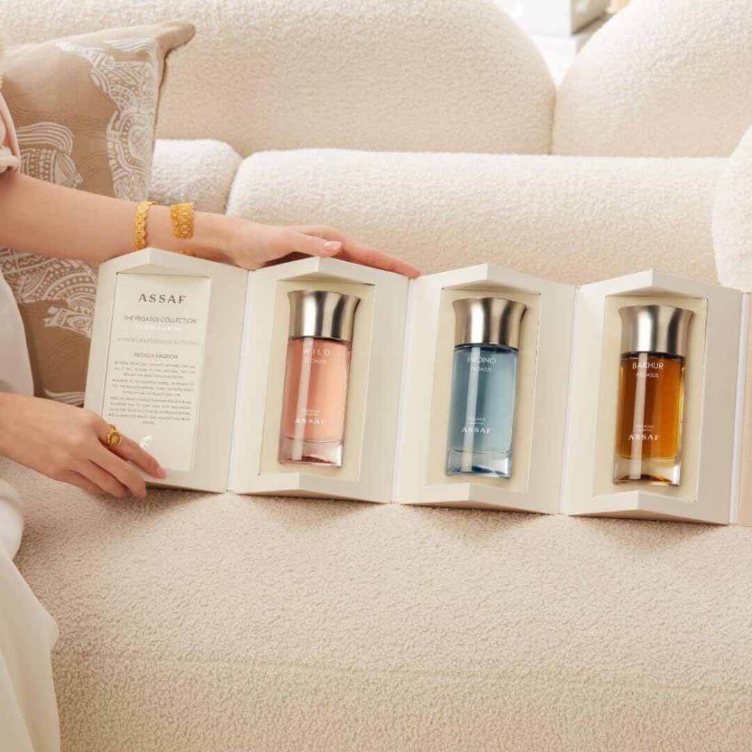 مجموعة بيغاسوس 3 عطور من عساف - للجنسين 